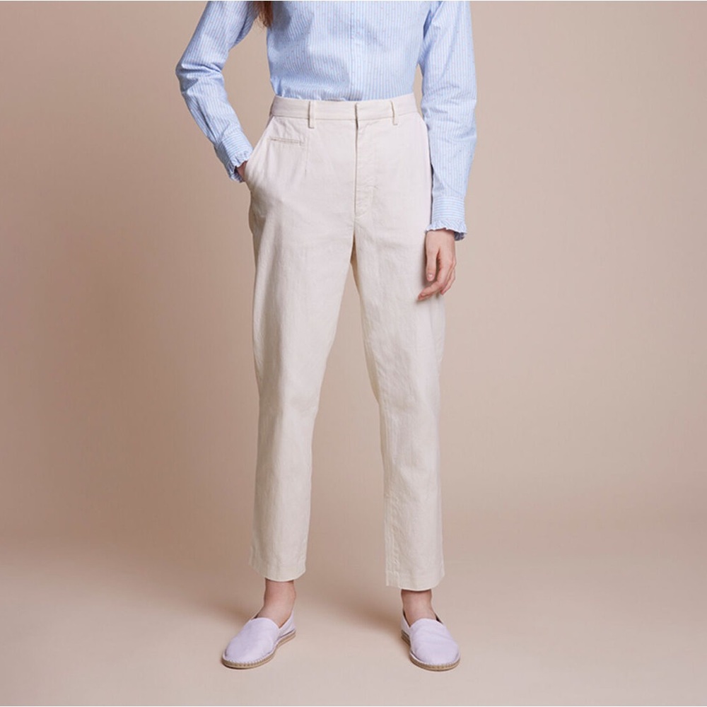 Uniqlo x Ines De La Fressange Cotton Tapered Trousers
